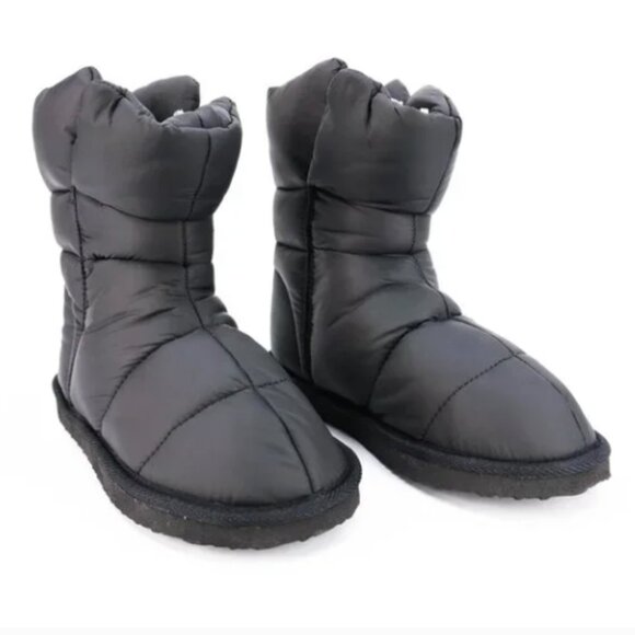 QUPID CARI-38A Black Nylon Boots - Women's Size 6 - Picture 4 of 11